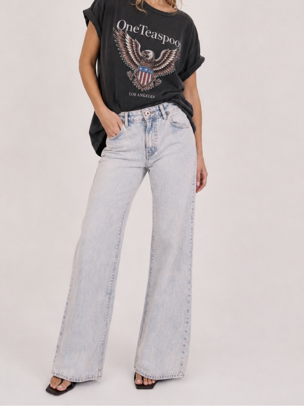 One teaspoon Charlie flares pink haze jeans 29